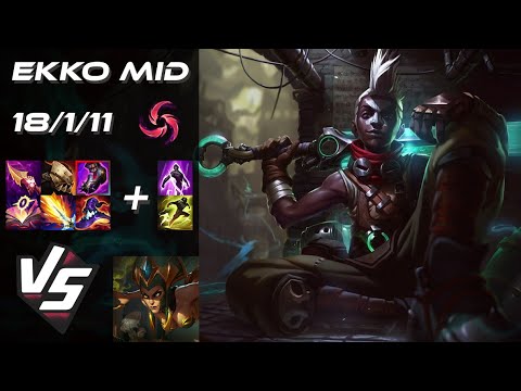 MID Ekko vs Cassiopeia - EU Master Patch 15.1
