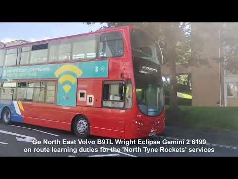 Killingworth & Whitley Bay | 51/52/53/54 and 335 | Route learning for 'North Tyne Rockets'