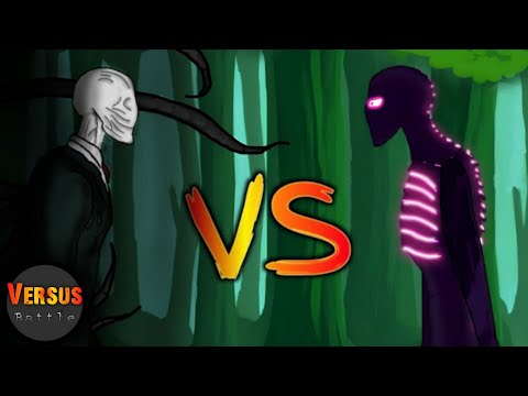 Slender Man VS EnderMan "animation"