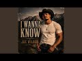 I Wanna Know