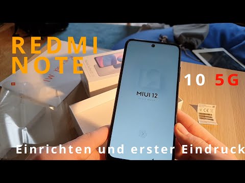 Xiaomi Redmi Note 10 5G: Einrichten und erster Eindruck