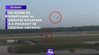 Un avion de vânătoare al armatei maghiare s-a prăbușit în centrul Ungariei