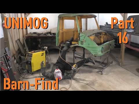Unimog Barn Find. Part 16 - Still patching rust holes