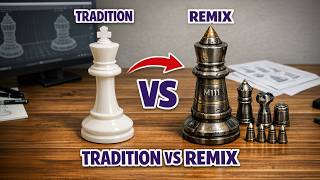 Tank Chess Set - free to download - 3D Printed Chess Set