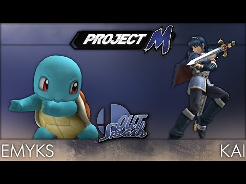 QUT Smash 3 Project M  - LR1 - Emyks (Squirtle) vs Kai (Marth)