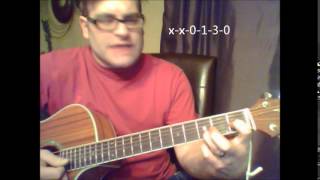 How to play &quot;Right Here, Right Now&quot; by Jesus Jones on acoustic guitar