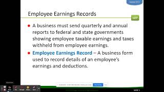 Accounting Lesson 12.3-Preparing Payroll Records