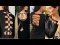 Most Beautiful Black Kurti Back Front Neck Designs Black Kurti Designs