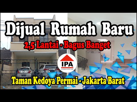 Rumah baru 2 ,5 lantai daerah kedoya permai