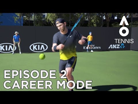 AO TENNIS | CAREER MODE #2 | NEW SPONSOR!