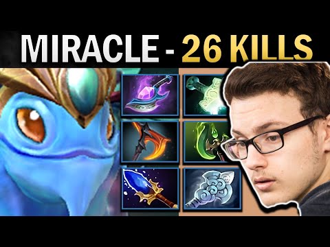 Puck Dota Gameplay Miracle with 26 Kills and Windwaker