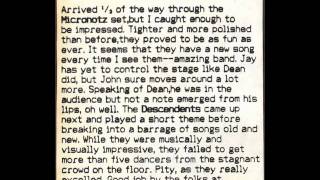 Descendents - Shattered Milo, Live 1985 At The Foolkiller in KC, MO