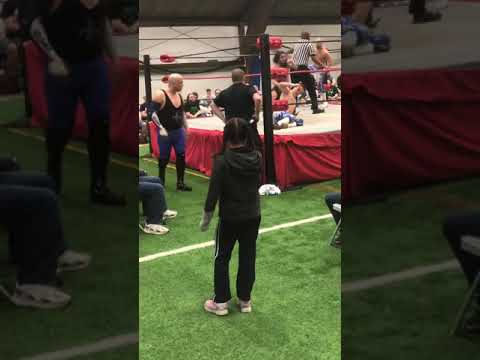 Ike and Marcos Santiago vs Jason Daniels and Brett Ryan gosselin lucky pro wrestling 5/18/19