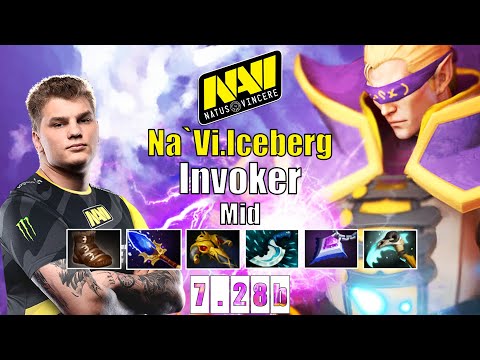Invoker Mid | Na`Vi.Iceberg | FAST HAND PRO CIS INVOKER | 7.28b Gameplay Highlights