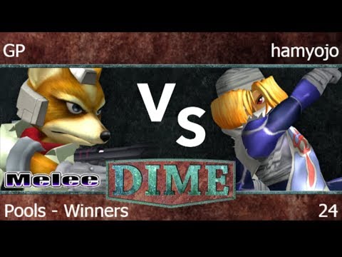 DIME 24 - AWOL | GP (Fox) vs FX | hamyojo (Sheik) Pools - Winners - Melee