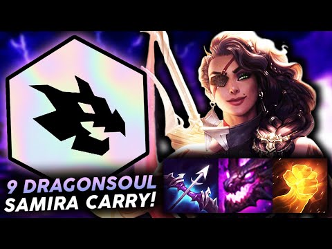 9 DRAGONSOUL SAMIRA IS THE BEST HYPERCARRY!! | Teamfight Tactics