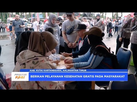 SATLANTAS POLRES KUKAR GELAR BAKTIKES PERINGATI HARI LALU LINTAS KE 69
