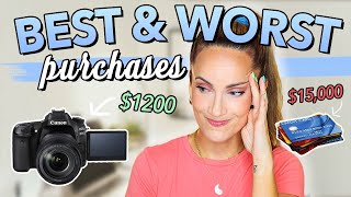 Best & Worst Purchases I made in my 20's 💸 (money advice I wish I knew...)