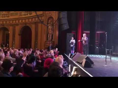 Conan caught someone on their phone filming him during q&a and did this- Conan and Friends tour