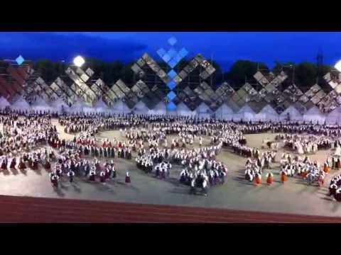 Latvian song and dance festival 2013 part 1