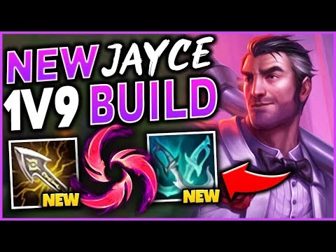 THIS *NEW* SEASON 9 JAYCE BUILD IS UNSTOPPABLE! INSANE 1V9 CARRY BUILD! - League of Legends