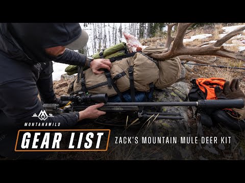 GEAR LIST | Zack Boughton's Mountain Buck Hunting Kit