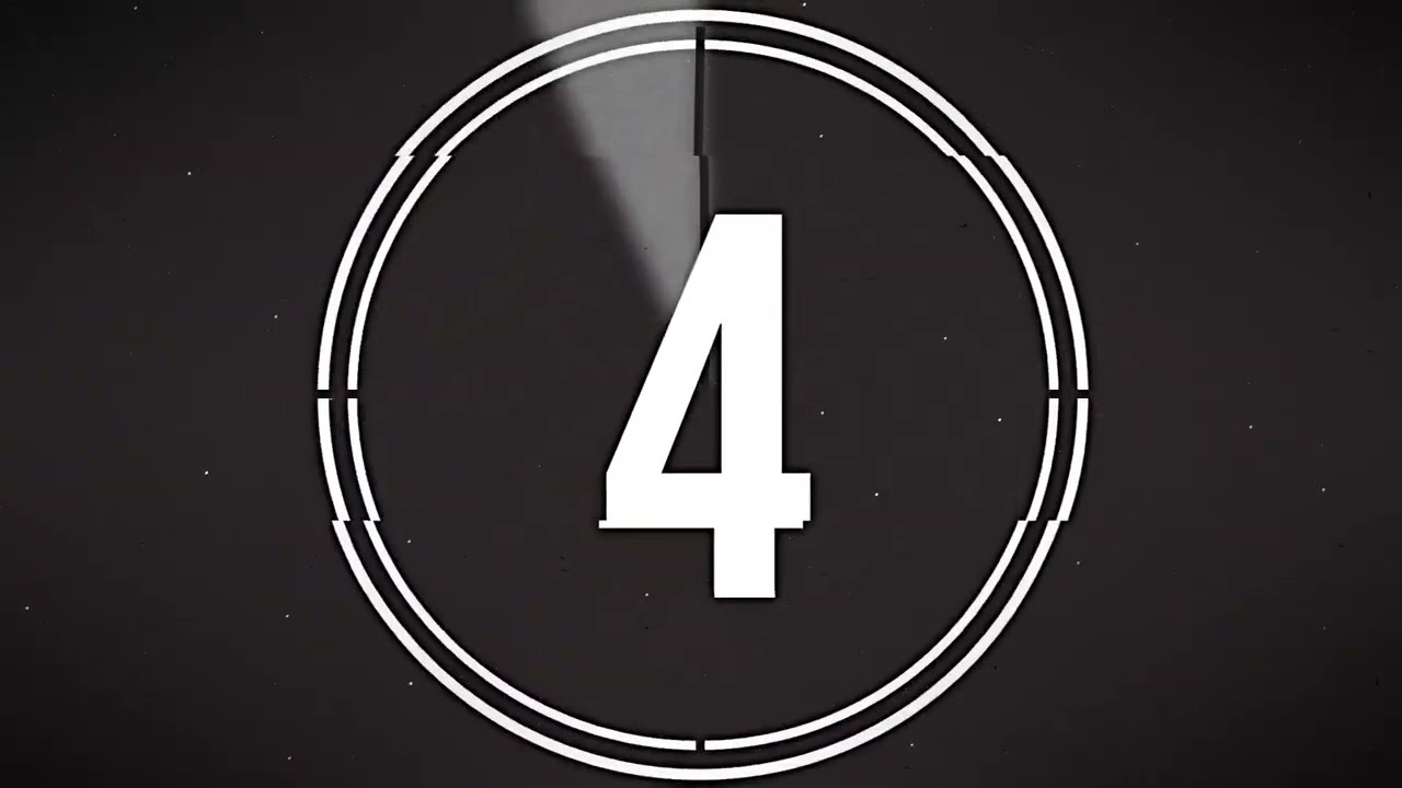 Retro Countdown After Effects Template