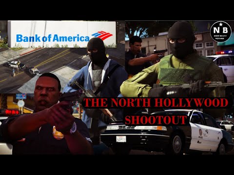 The North Hollywood Shootout PART I - (GTA 5 - Machinima)