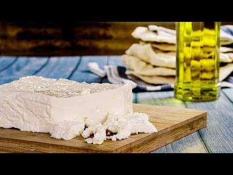 [EN/SUB] How to Make Feta Cheese at home with cows milk - Matured in brine