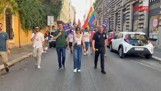 Roma Pride 2026, spezzone Keshet al corteo. Manifestanti rispondono: «No pride in genocide»