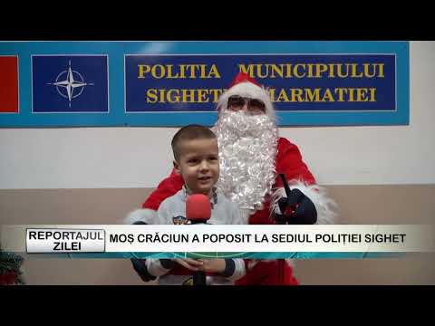 REPORTAJUL ZILEI 22 12 2025  MOȘ CRĂCIUN A POPOSIT LA SEDIUL POLIȚIEI SIGHET