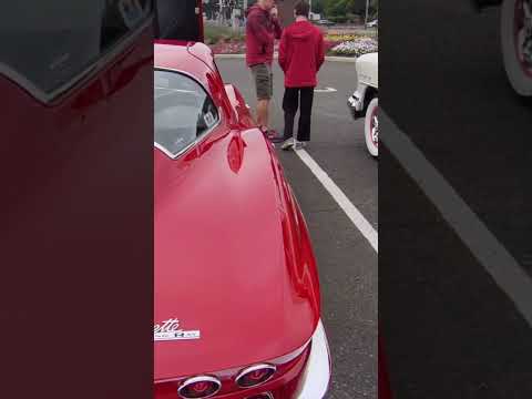 Car Show Awesome 1963 Red Corvette #carshow #classic #automobile