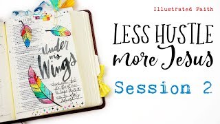 Less Hustle More Jesus | Session 2 | Neocolor ii Painting