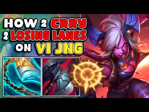 Things look BAD BAD , but luckily VI PUNCH PUNCH | Vi Jungle Gameplay Guide League of Legends 13.19