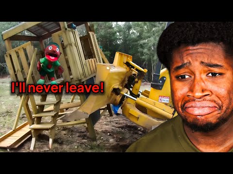 Kids STRAPPED Themselves to a Playground to Stop This… (SML)