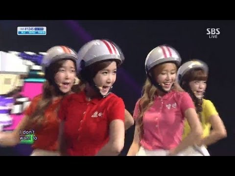 [Crayon Pop Crayon Pop] - Papa BarBarBar @ popular inkigayo 130818