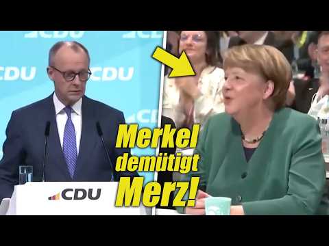 PLÖTZLICH Betritt Merkel Den Saal Und Zeigt Merz Seinen PLATZ!