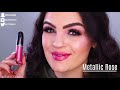 "Mac Retro Matte" skysti lūpų dažai "Metallics Atomized