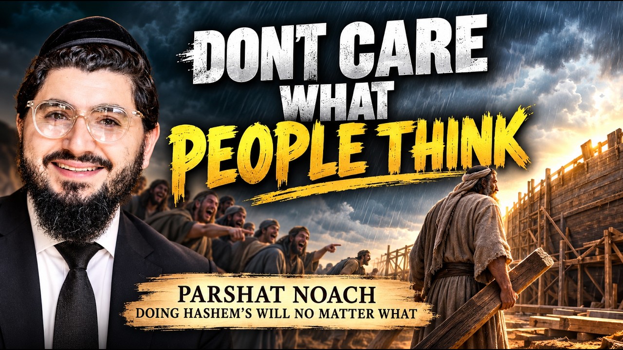 Stop Living for What Other People Think | Noach 5787 | Rabbi David Rubinoff