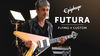 Epiphone Futura Flying V Custom demo–Epiphone Futura Series