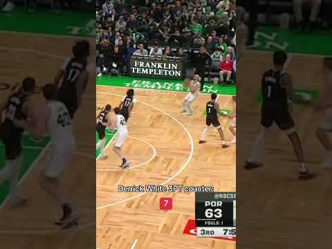 Derrick White was money 🔥