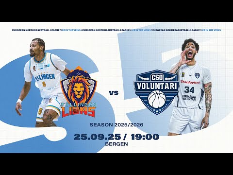 Fyllingen Lions v CSO VOLUNTARI | Sep 25, 2025, 7:00 PM | ENBLeague 2025/26