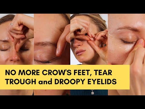 Anti-Wrinkle EYE MASSAGE to get rid of crow's feet? dark circles and droopy eyelids