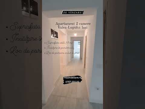 Apartament 2 camere Valea Lupului, Loc de parcare inclus — Video