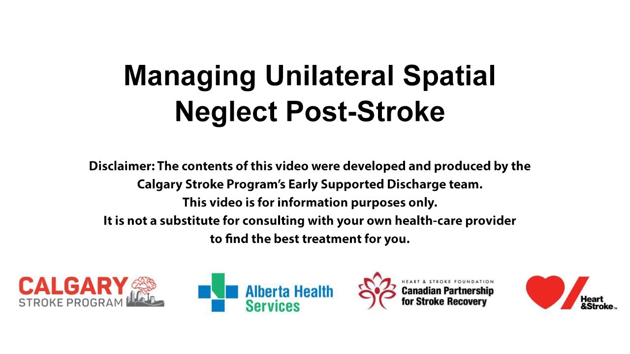 Managing Unilateral Spatial Neglect after Stroke