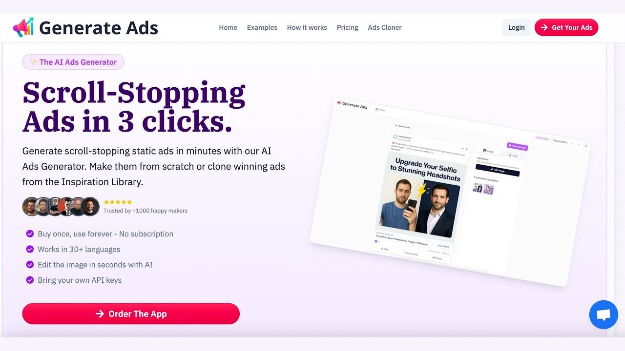 Generate Ads AI Lifetime Deal - The Best Attention-grabbing AI Ad Generator in 2025