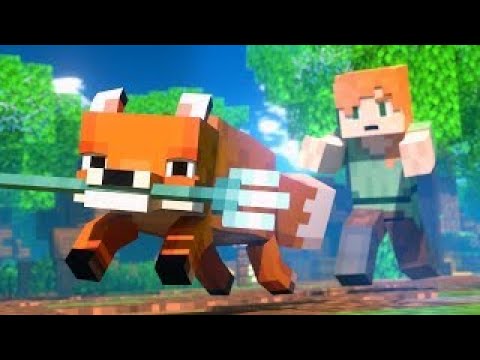 Minecraft Innocent fox and her baby (Adventure story)