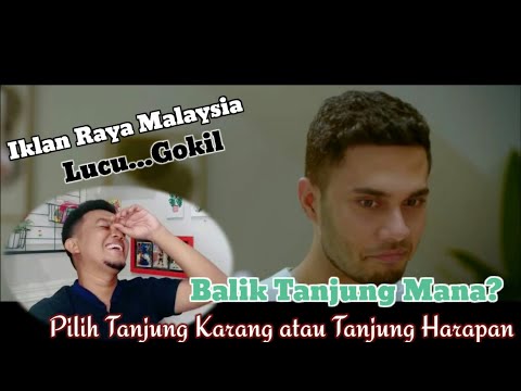 Reaksi Indo Lucu Gokil || Iklan Raya Malaysia "Balik Tanjung Mana?" || Etiqa 2021
