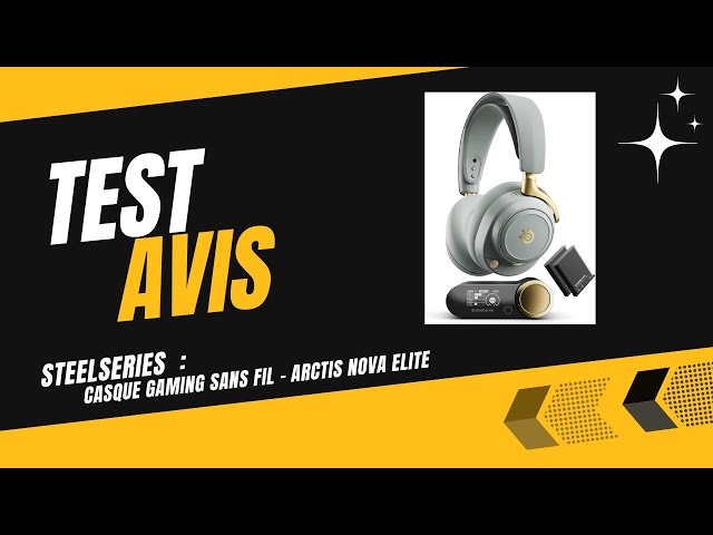 Vídeo relacionado con SteelSeries Arctis Nova Elite - Auriculares Gaming inalámbricos - 96kHz/24bits - Fibra de Carbono - CCR - Supresión de Ruido con IA - App - 2,4GHz + BT - Multifuente - OmniPlay PC+PlayStation+Xbox