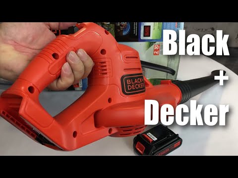 Black & Decker LSW221 20V MAX Lithium Cordless Blower Sweeper review